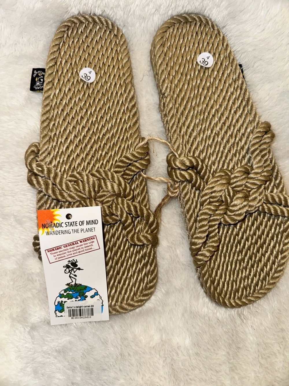 Nomadic State of Mind Women's Rope Slide Sandals — camel